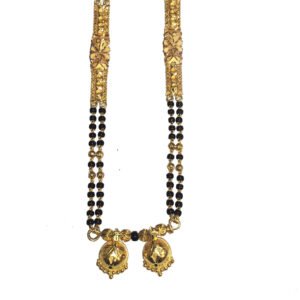Double Chain Gold Mangalsutra By D.S. Design